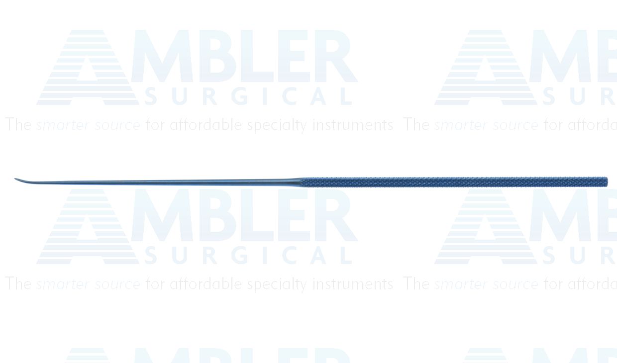 R-Style spatula dissector, 7 1/2'', medium blade, round handle, titanium