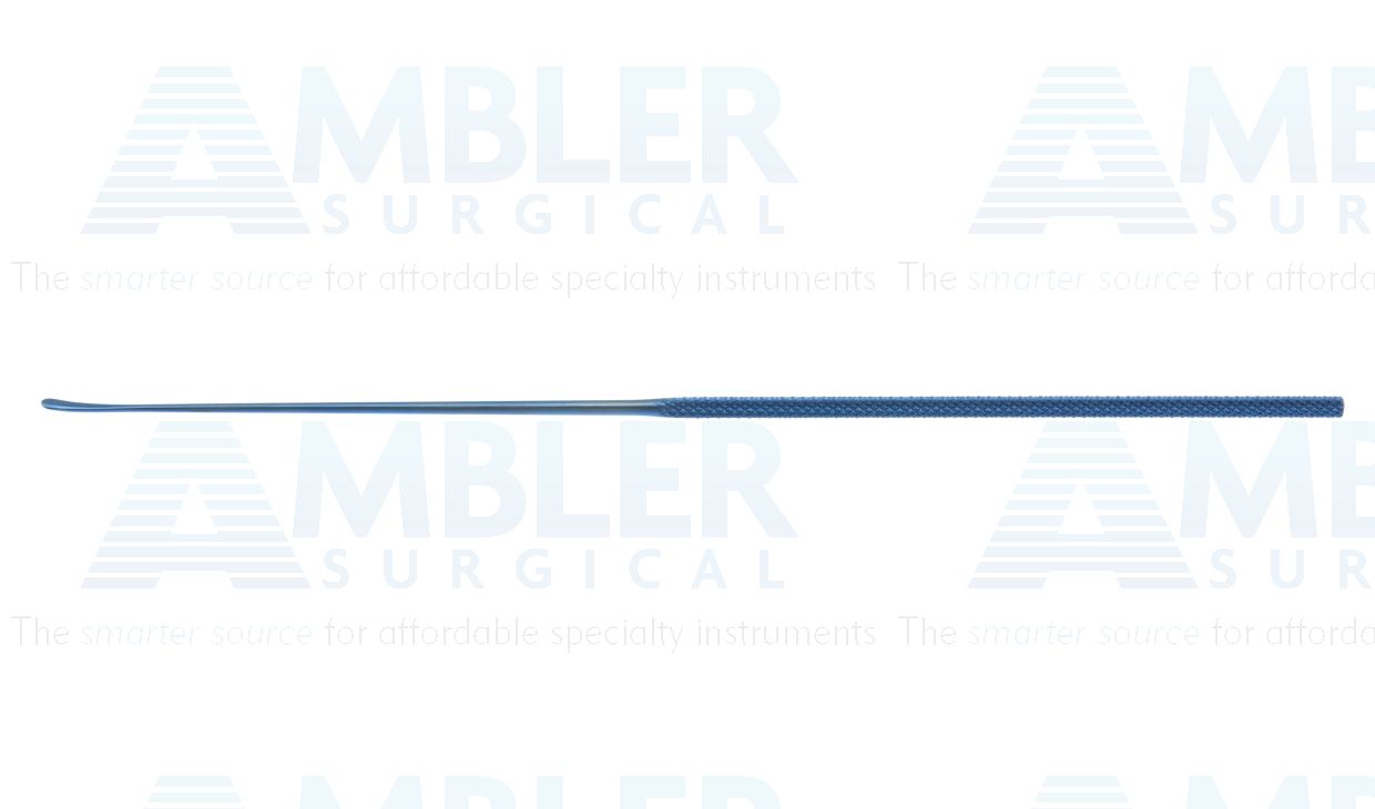 R-Style spatula dissector, 7 1/2'', large blade, round handle, titanium