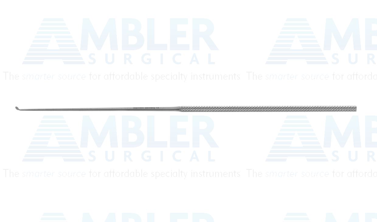 R-Style micro dissector, 7 1/2'', size #2, angled, 2.0mm round blade, round handle