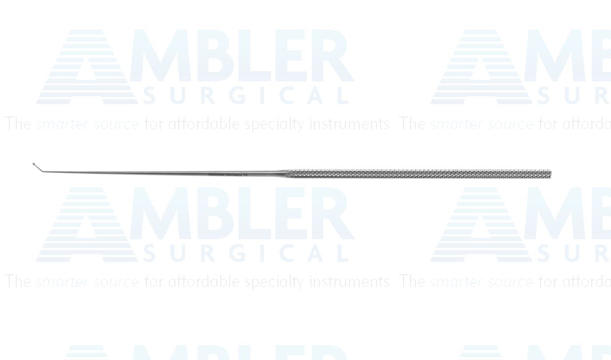 R-Style ball dissector, 7 1/2'', angled 45º, 5.0mm wide ball tip, round handle