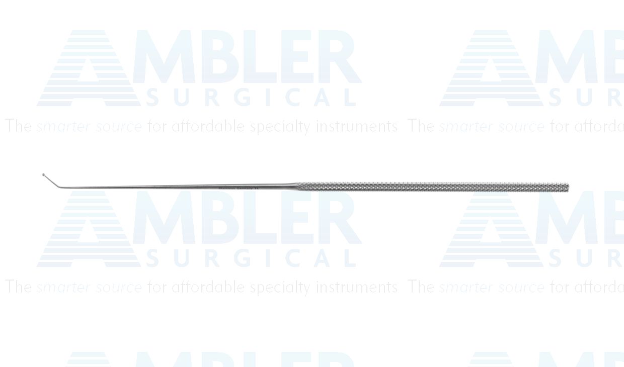 R-Style ball dissector, 7 1/2'', angled 45º, 8.0mm wide ball tip, round handle