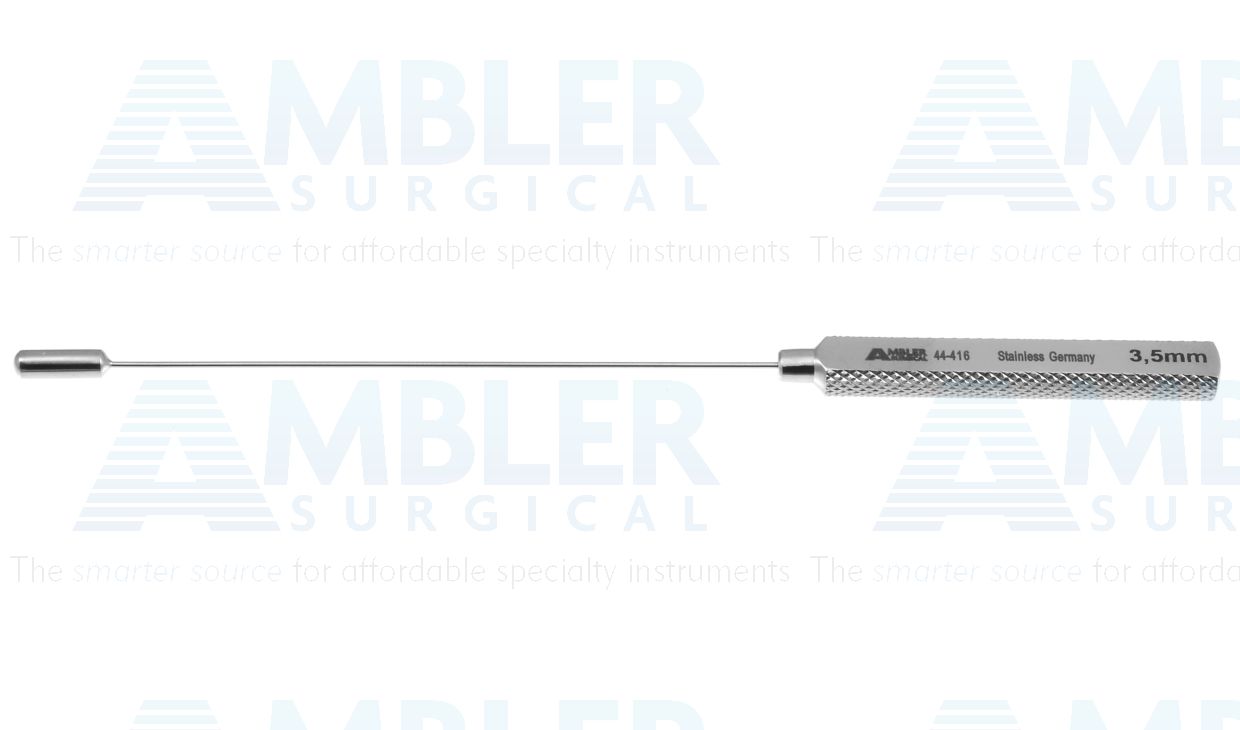 Garrett vascular dilator, 5 1/2'',3.5mm tip, round/flat handle