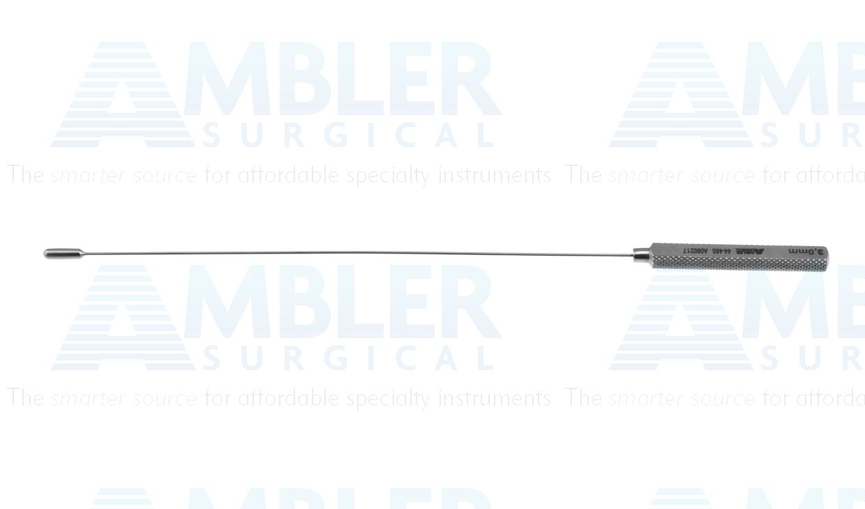 Garrett vascular dilator, 8 1/4'',3.0mm tip, round/flat handle