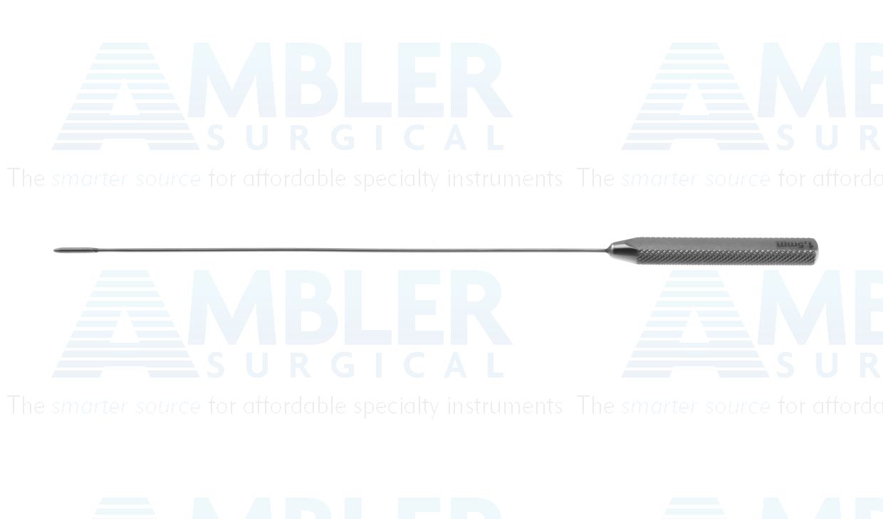 DeBakey vascular dilator, 7 1/2'',1.5mm tip, round/flat handle