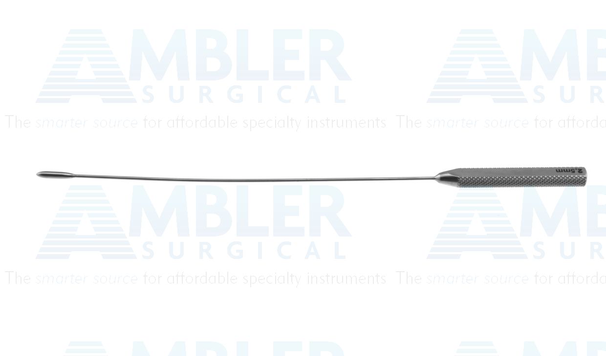 DeBakey vascular dilator, 7 1/2'',2.5mm tip, round/flat handle