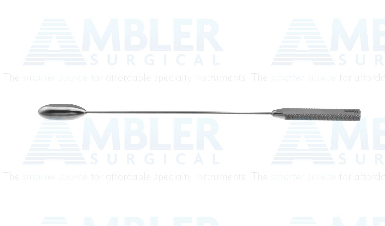 DeBakey vascular dilator, 7 1/2'',10.0mm tip, round/flat handle