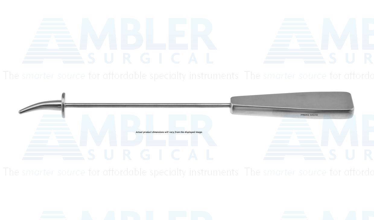 Sarns-style dilator, 8'',5.2mm tip, flat handle