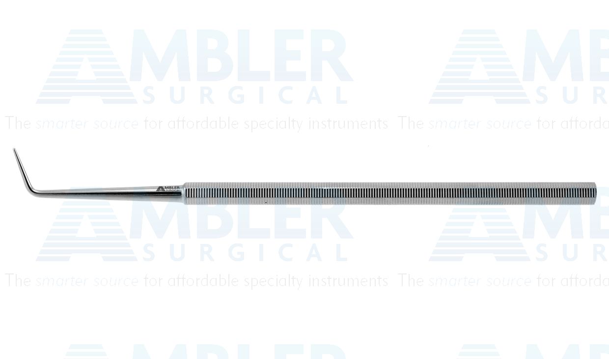 Bunnell dissecting probe, 5 1/2'',angled tip, hexagonal handle