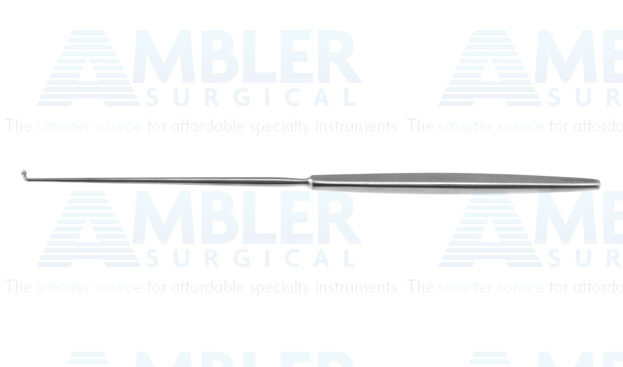 McCulloch-type probe, 9 1/2'',angled, 4.0mm from bend to ball tip, flat handle