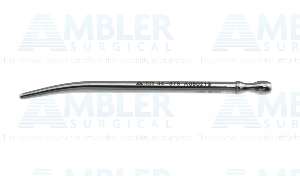 Walther female dilator/catheter, 5 1/4'',curved, 20 French