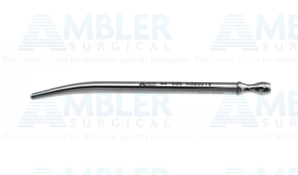 Walther female dilator/catheter, 5 1/4'',curved, 22 French