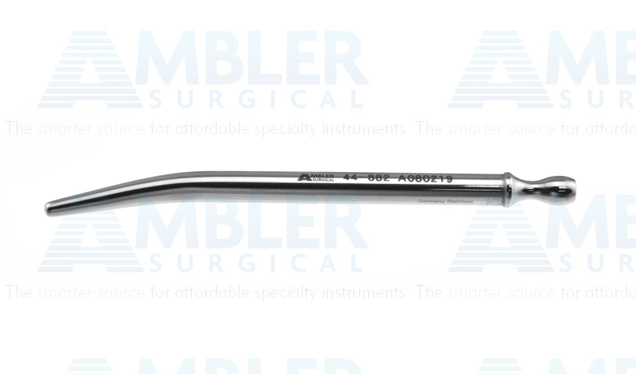 Walther female dilator/catheter, 5 1/4'',curved, 26 French