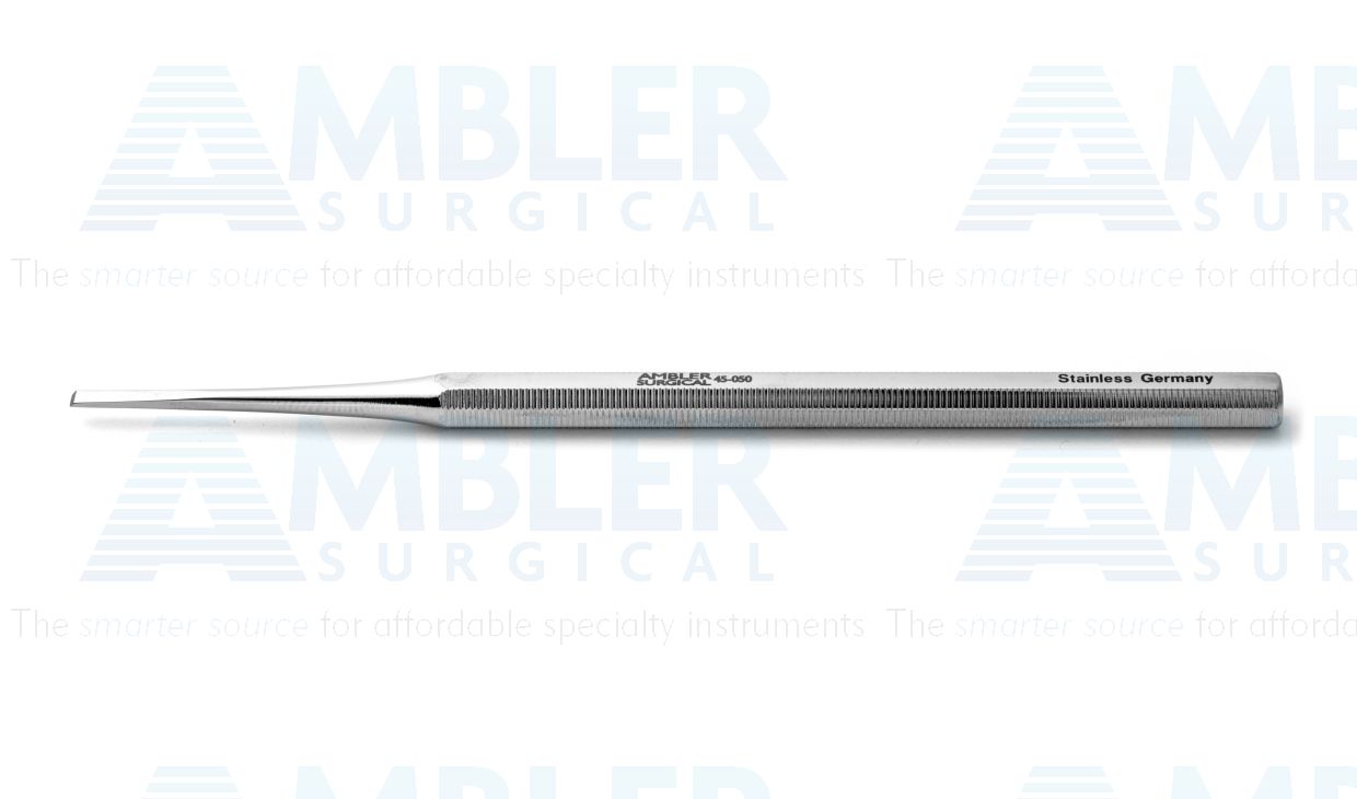 Nail splitter, 5'',small, straight, 2.0mm wide blade, hexagonal handle