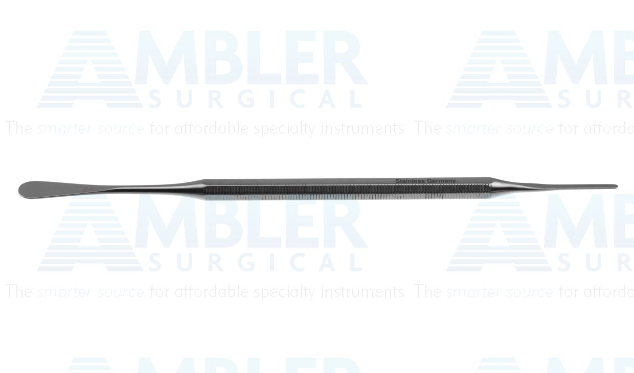 Nail spatula/packer, 5 3/4'',double-ended, hexagonal handle