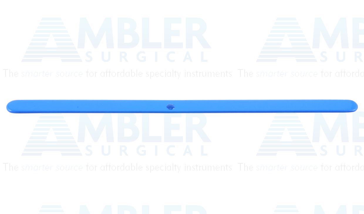 Davis brain spatula, 7'',malleable, 3/8''wide blade, insulated, flat handle