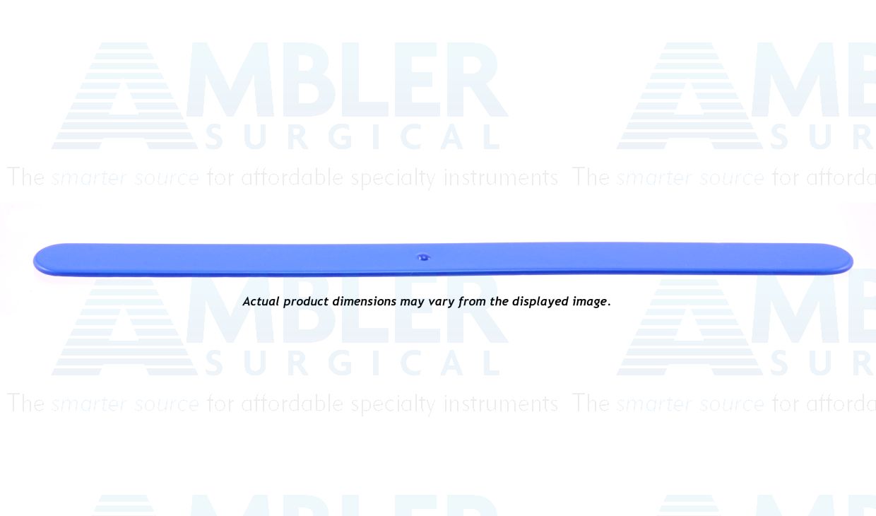 Davis brain spatula, 7'',malleable, 7/8''wide blade, insulated, flat handle