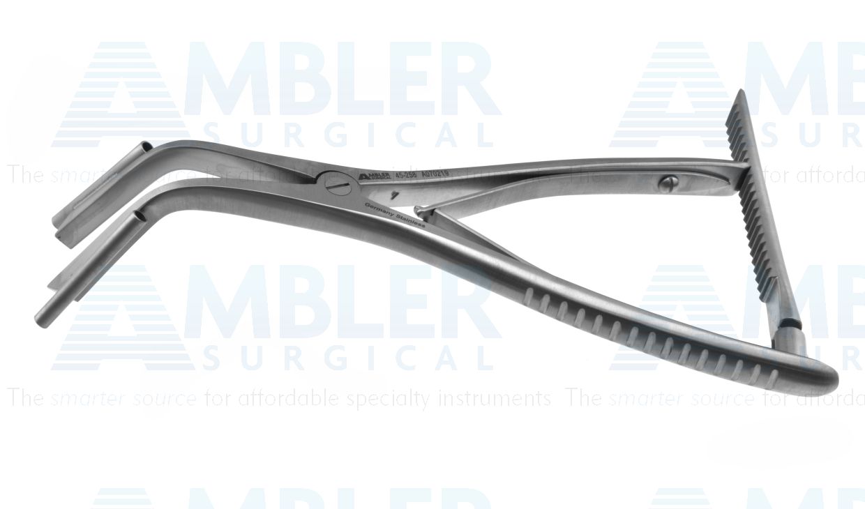Weinraub joint and calcaneal spreader, 7'',accepts up to 2.8mm diameter pins, squeeze handle with ratchet
