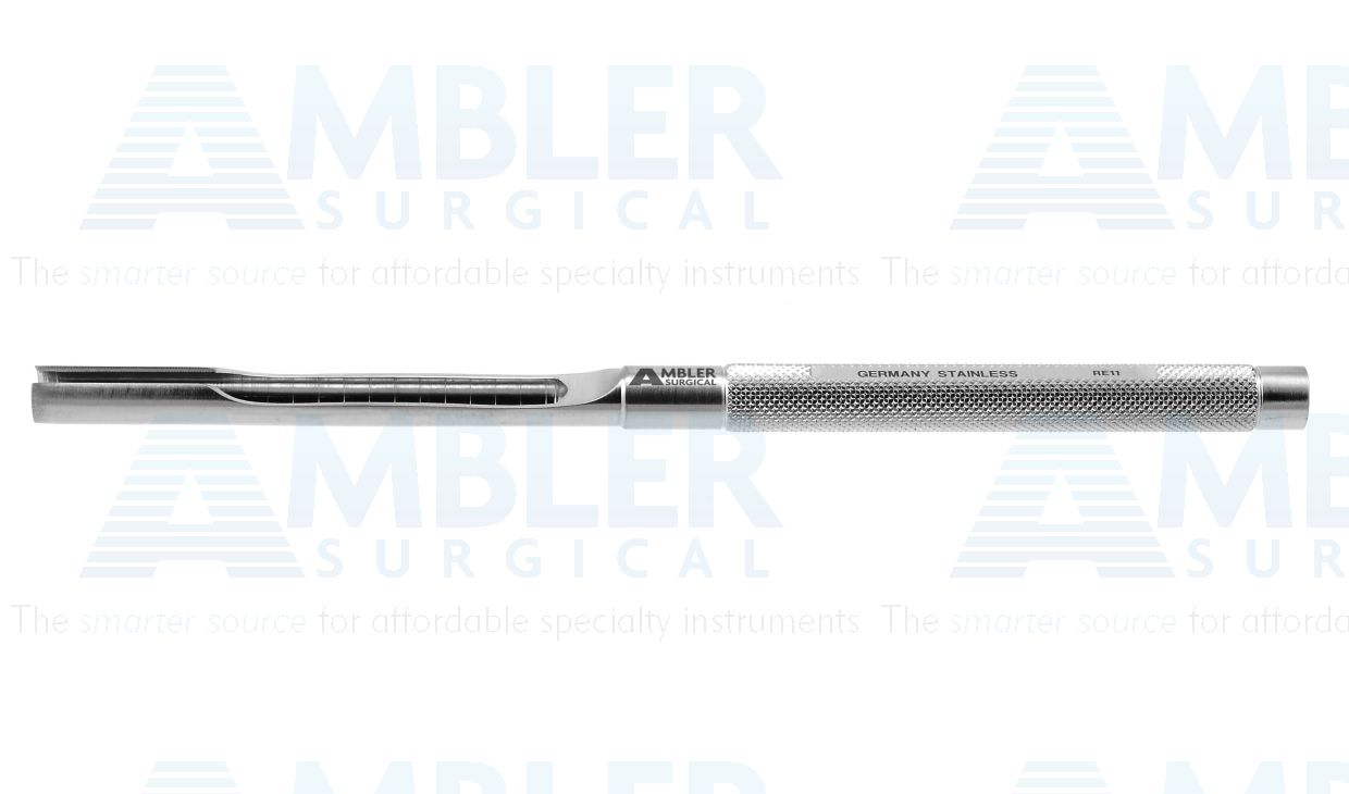 Bunnell tendon stripper, 6'',size #4, 6.0mm inside diameter, round handle