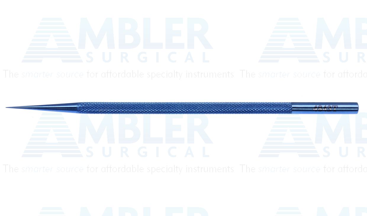 Wilder lacrimal dilator, 3 7/8'',medium 23.0mm taper, blunt tip, round handle, titanium