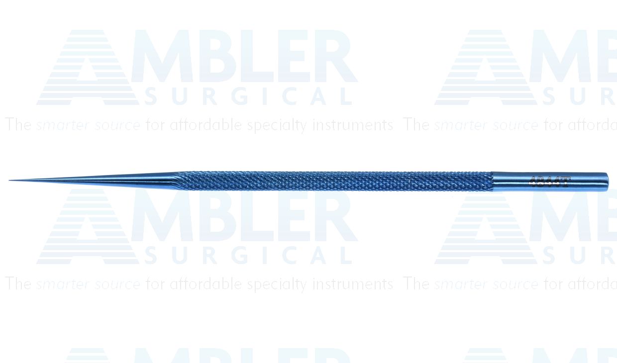 Wilder lacrimal dilator, 3 7/8'',long 32.0mm taper, blunt tip, round handle, titanium