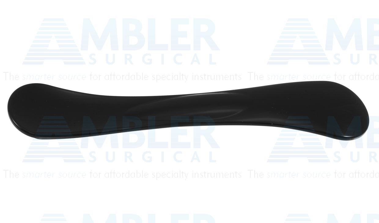Aestek® Jaeger lid plate, 4 3/8'',double-ended, medium 24.0mm and large 26.0mm flater blades, autoclavable black plastic
