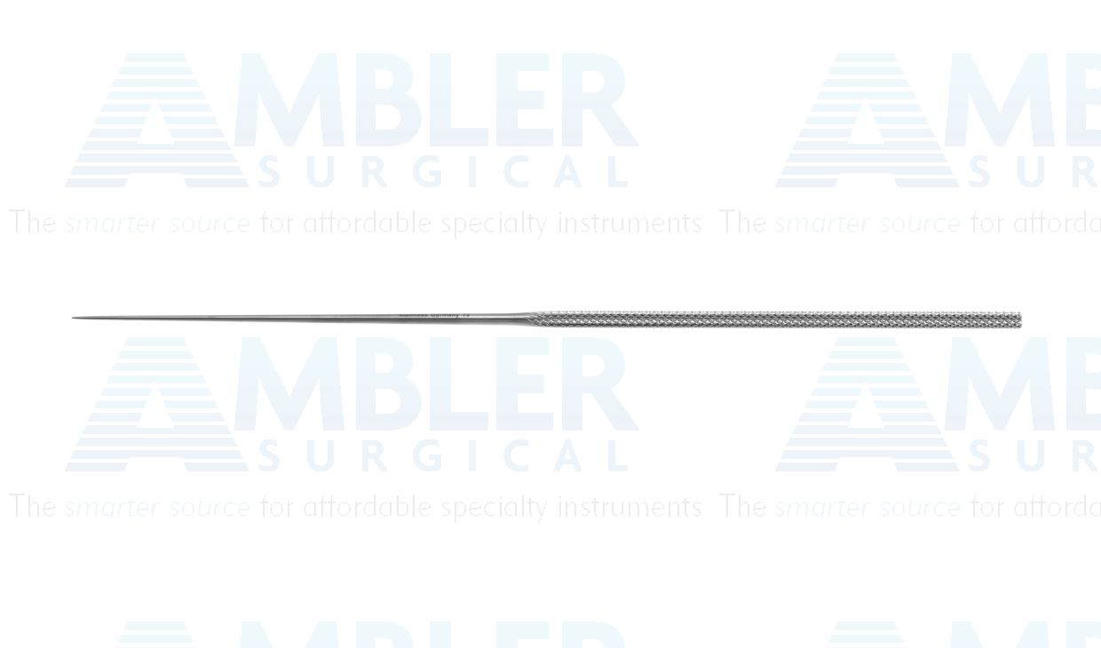 R-Style needle, 7 1/2'', straight tip, round handle
