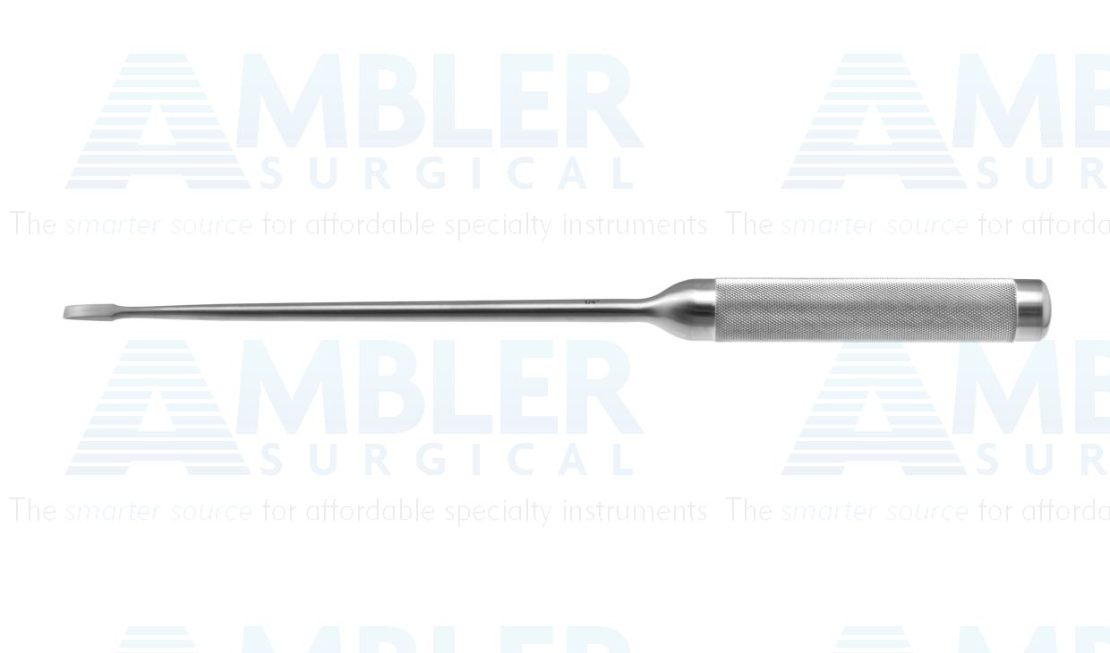 Ambler osteotome, 14 3/4'',straight, 6.0mm wide, lightweight round handle