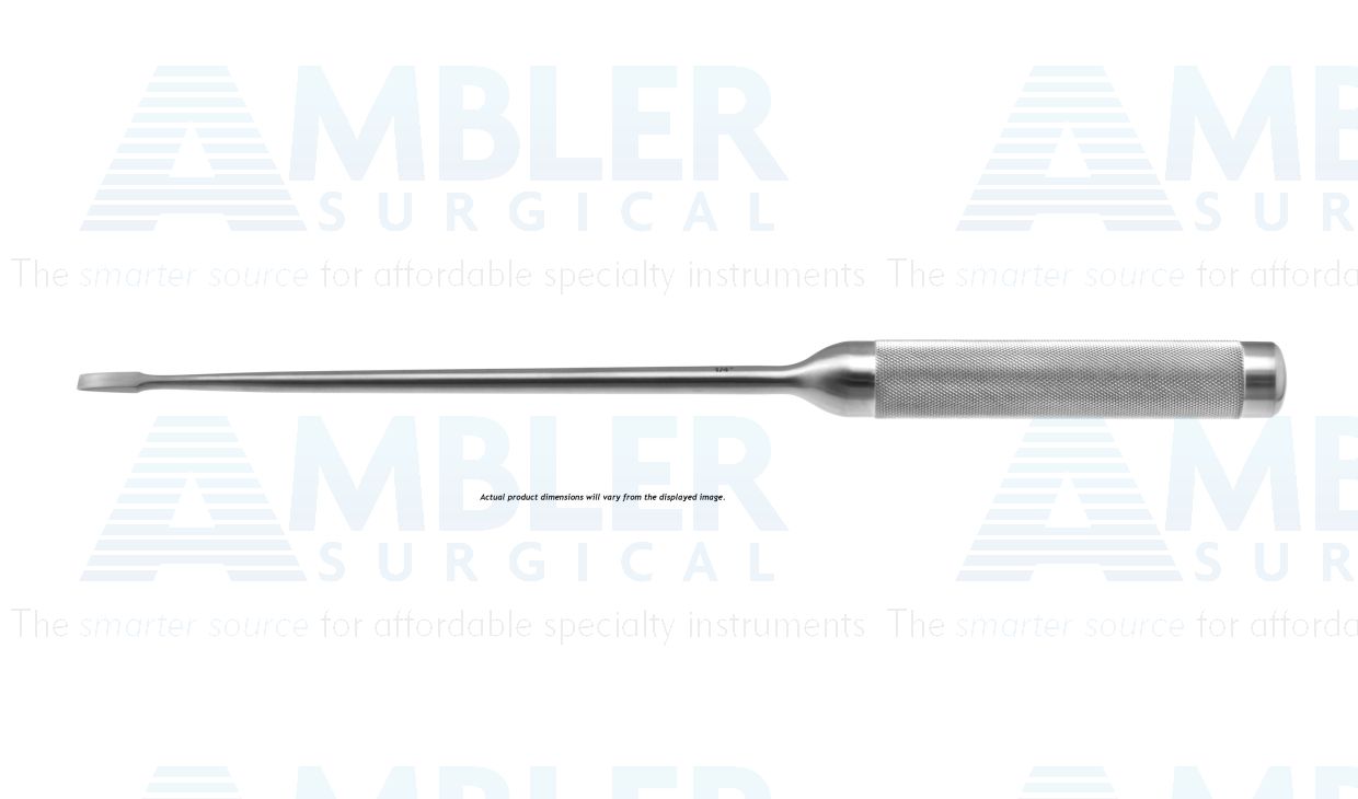 Ambler osteotome, 14 3/4'',straight, 9.5mm wide, lightweight round handle