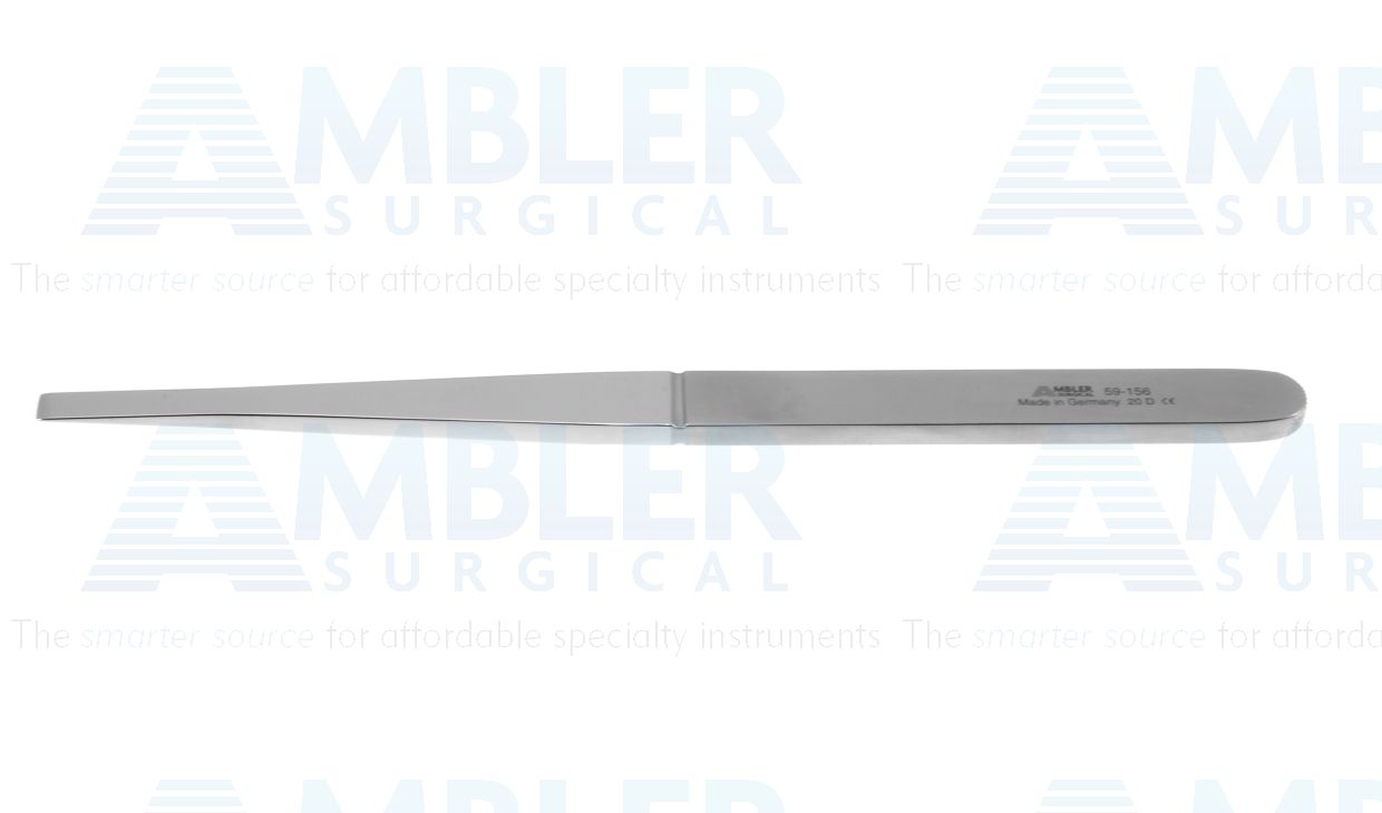 Ambler osteotome, 7'',straight, 6.0mm wide, flat handle