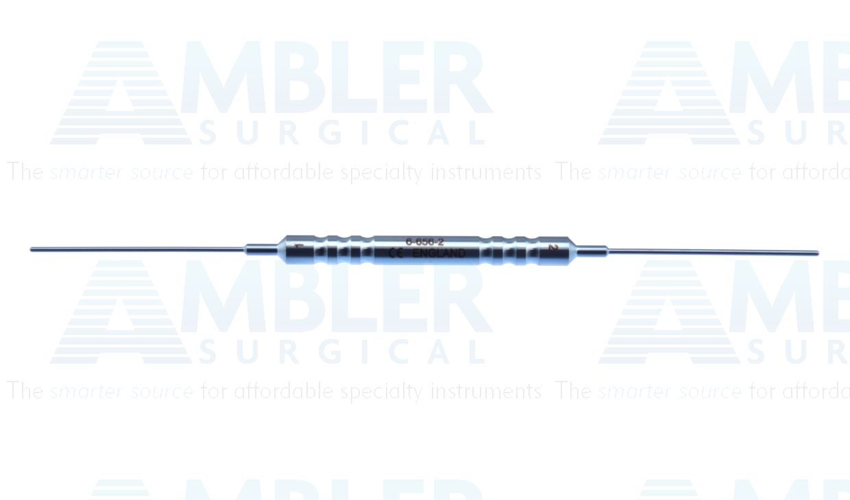D&K lacrimal probe, 5 1/8'',double-ended, tip size #1 and #2, titanium