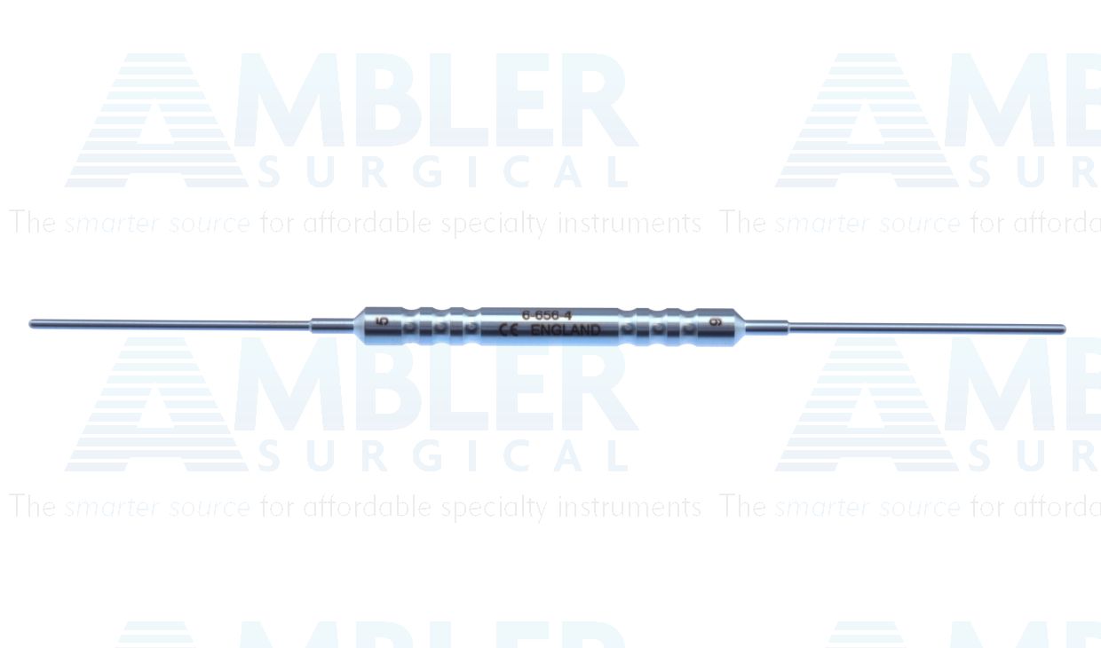 D&K lacrimal probe, 5 1/8'',double-ended, tip size #5 and #6, titanium