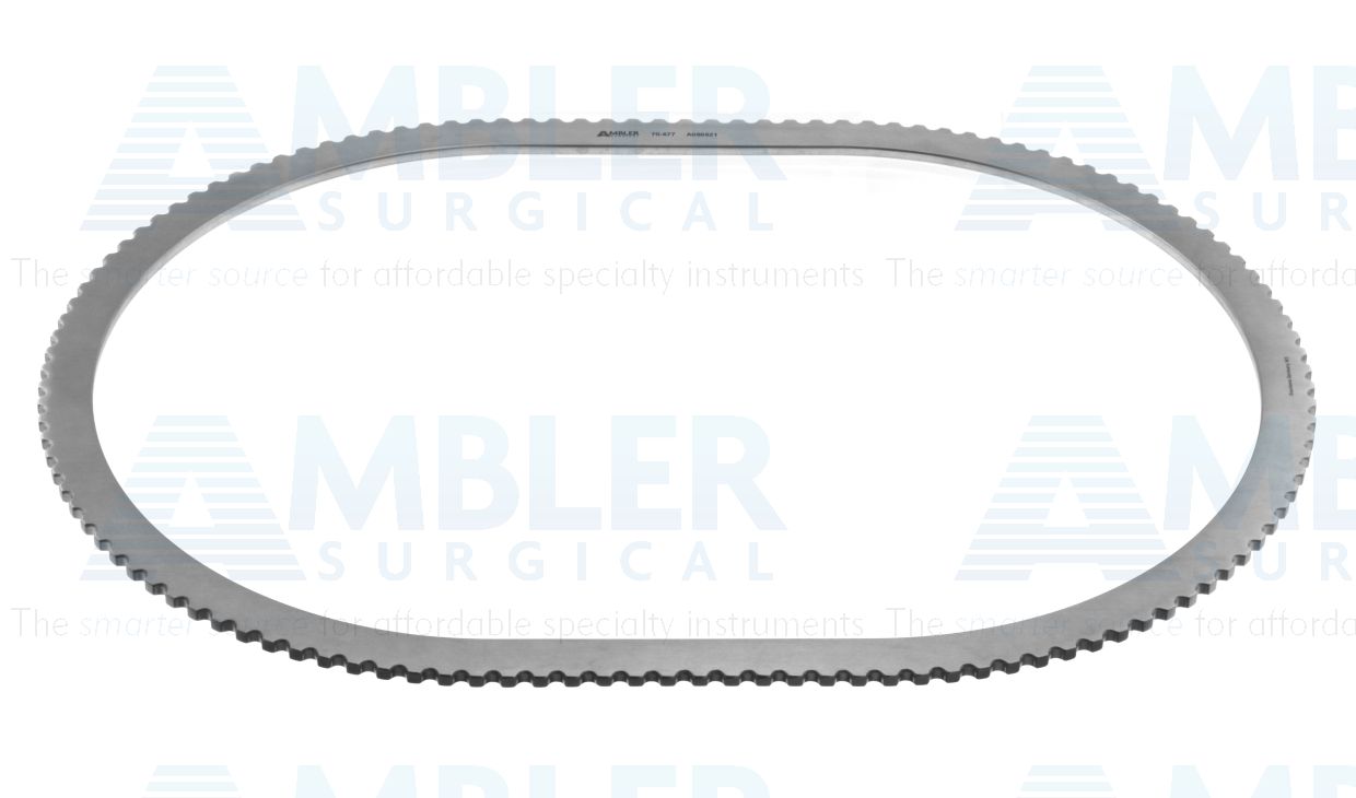 Bookwalter-Style oval ring retractor, medium, 10 1/2'' x 15'' inside diameter