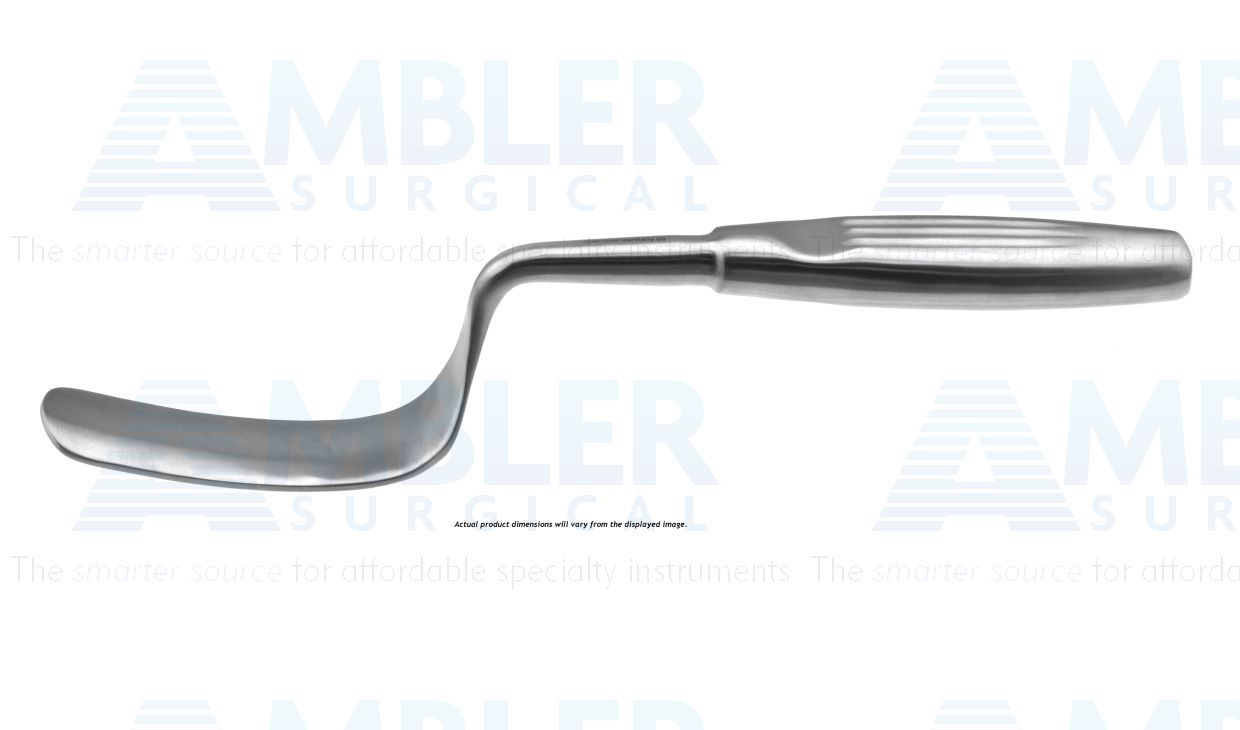 Breisky vaginal retractor, 15'', 160.0mm long x 25.0mm wide blade, round handle