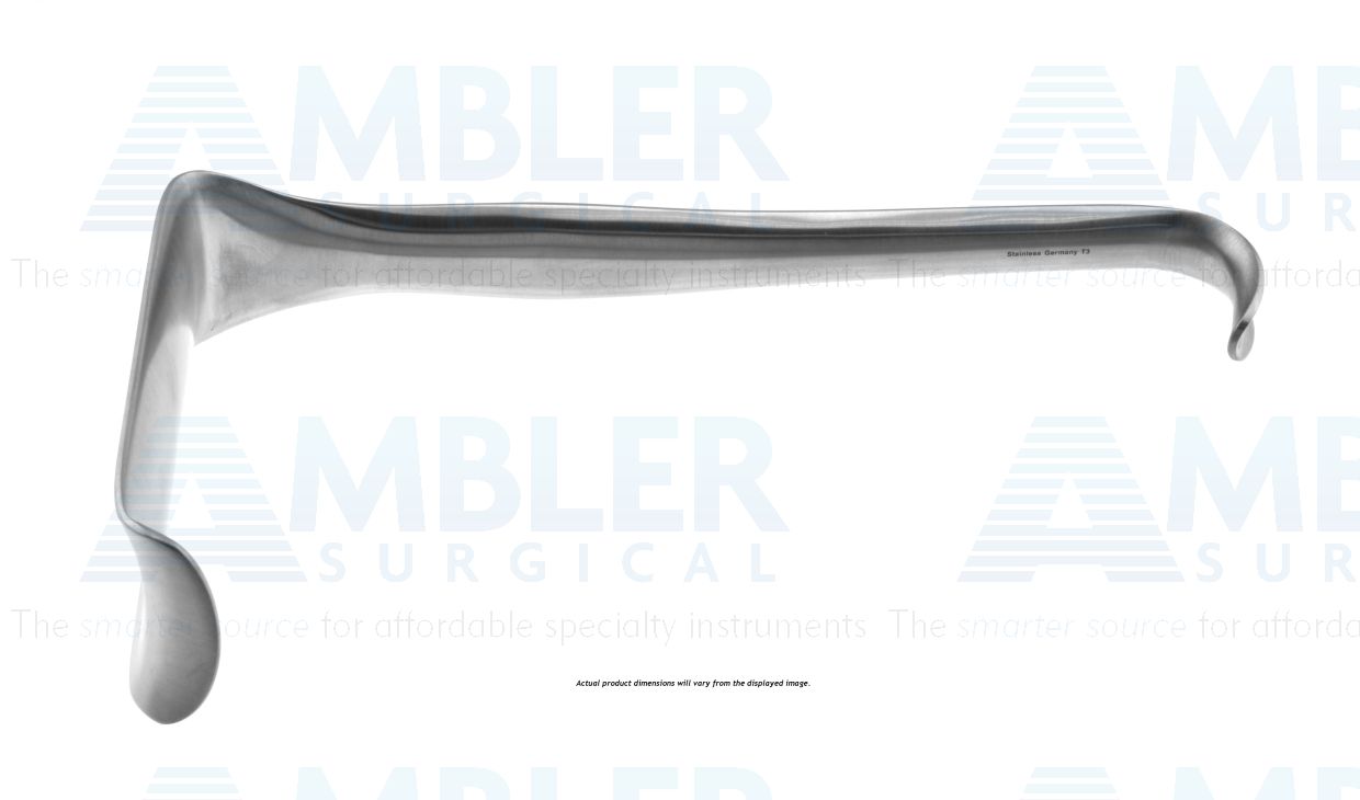 Eastman vaginal retractor, 7'',size #1, small, 3''long x 1 1/2''wide blade