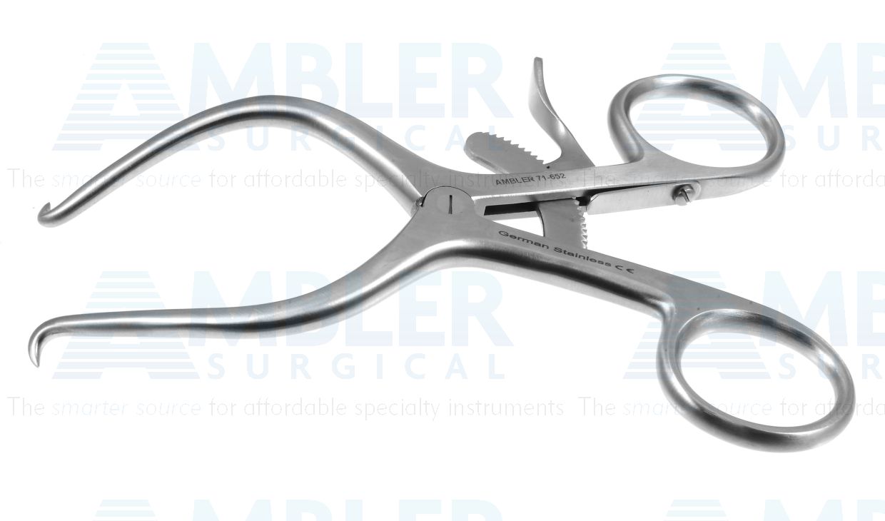 Gelpi self-retaining retractor, 5 1/2'',sharp points, ring handle with ratchet catch