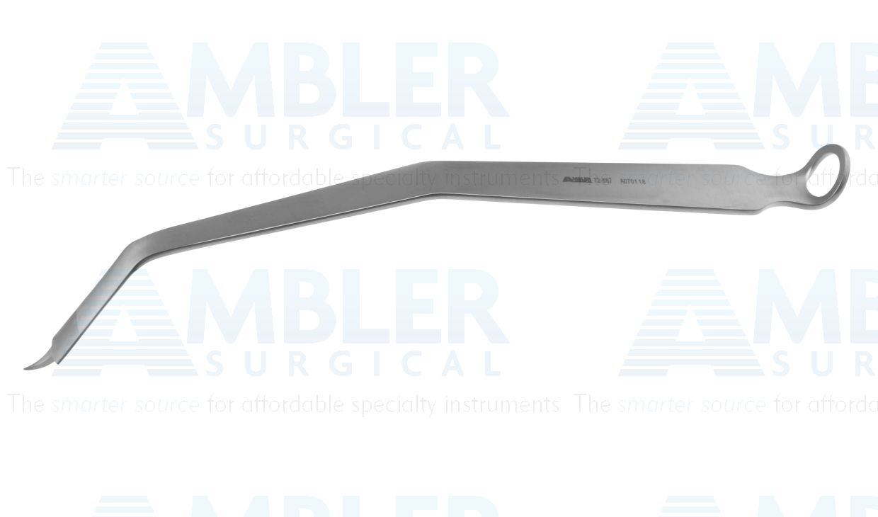 PCL retractor, 11 1/2'',medium blade, flat handle