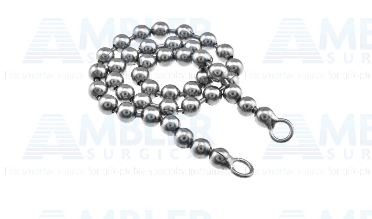 Tupper's universal hand retractor ball chain without hooks, 10 1/4'',2 each