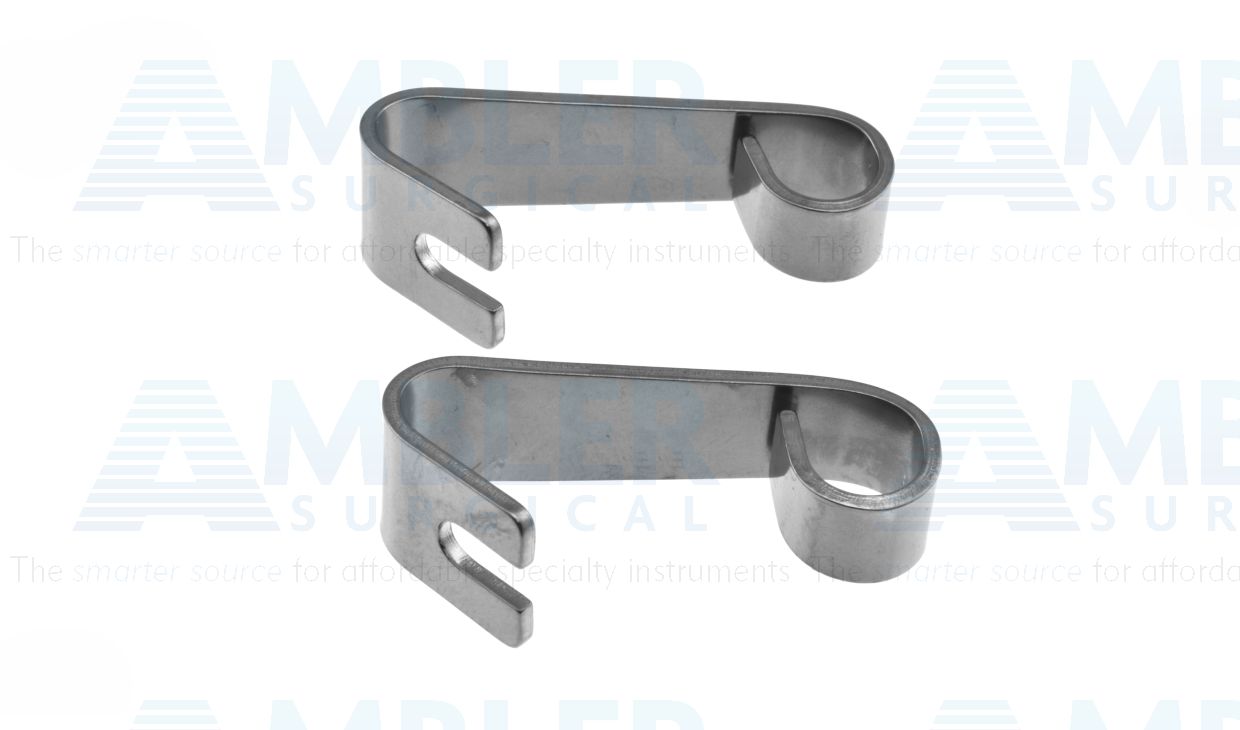 Tupper's universal hand retractor chain holder hooks, 2 each