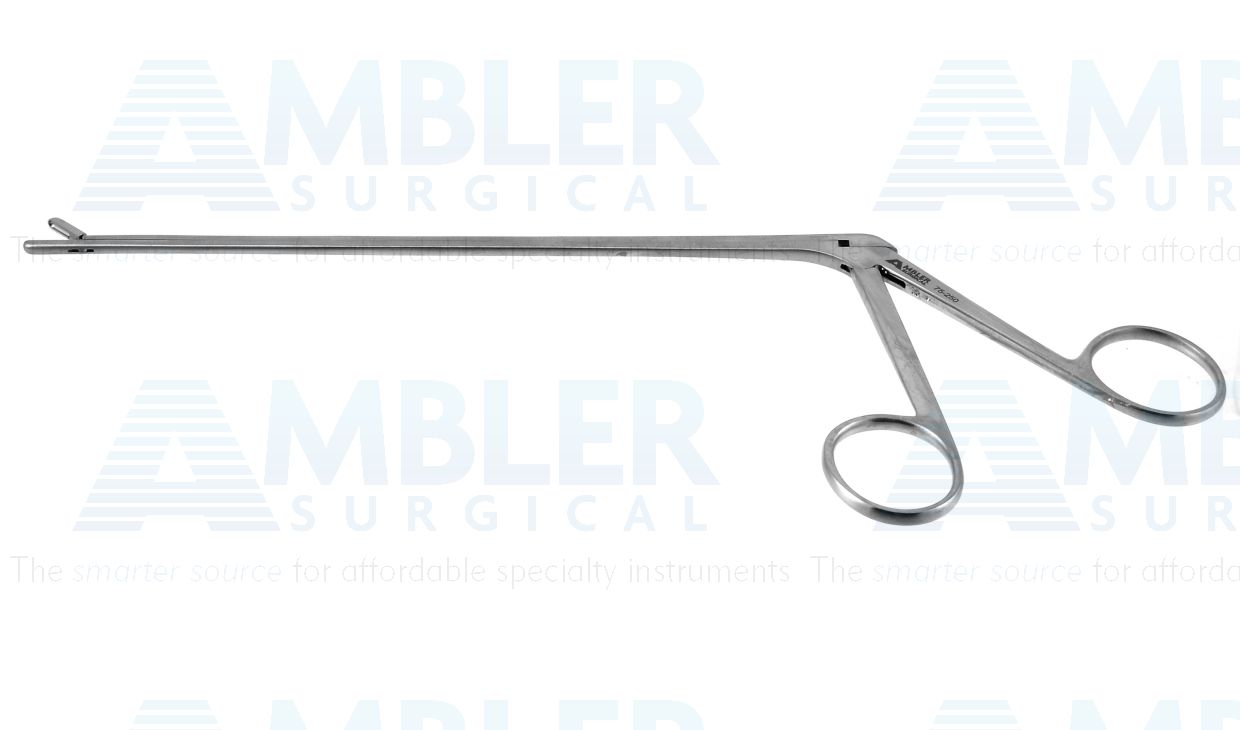 Decker pituitary rongeur, 8'',working length 140mm, straight, 1.5mm x 5.0mm cup jaws, ring handle