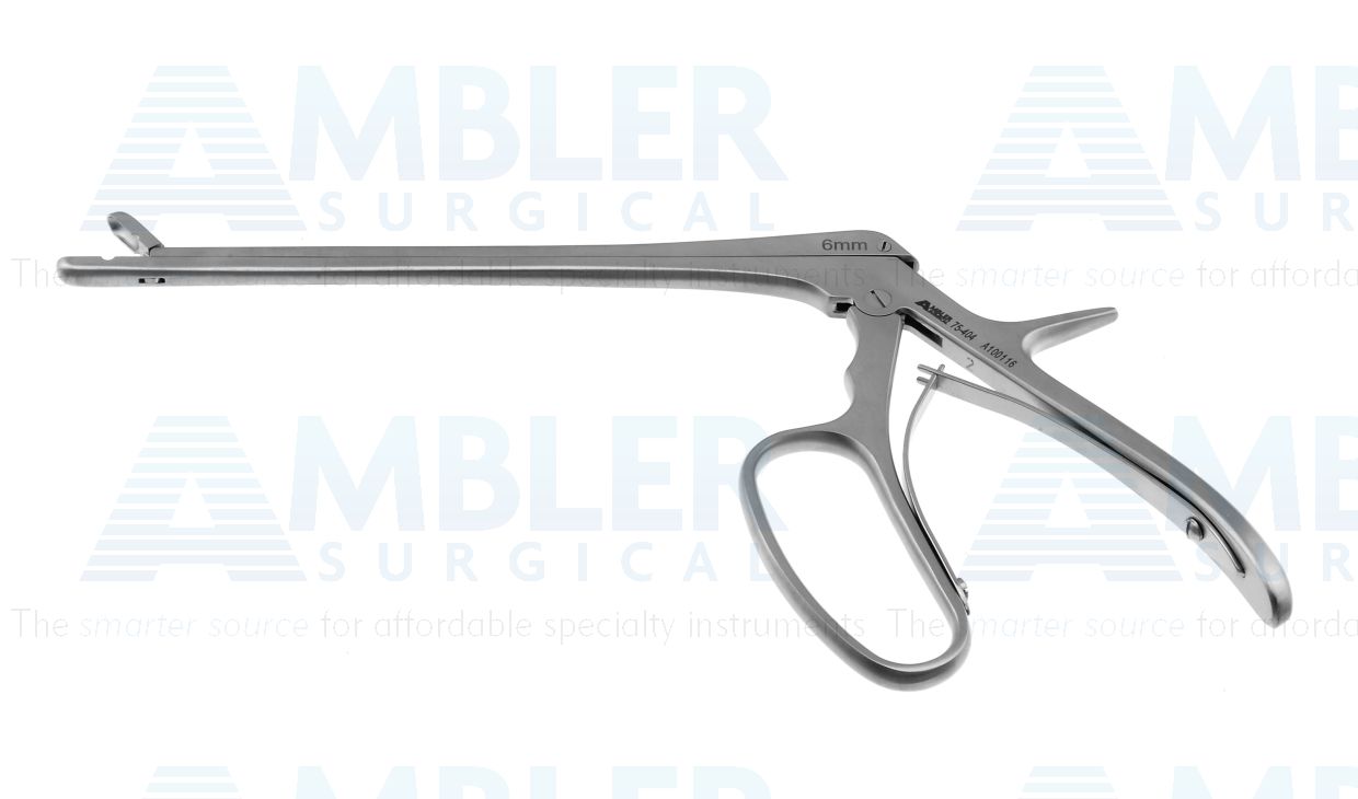 Ferris-Smith IVD rongeur, 9 1/2'',working length 180mm, straight, 6.0mm x 10.0mm cup jaws, finger grip handle
