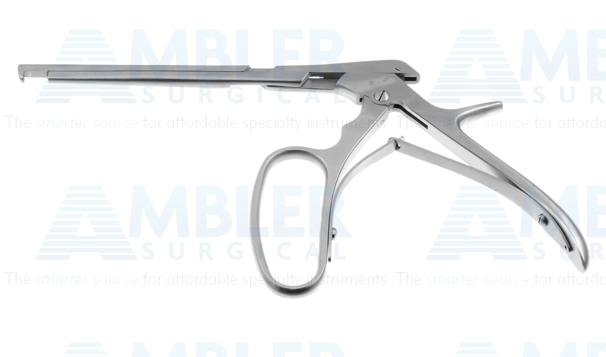 Ferris-Smith laminectomy kerrison rongeur, 10 1/2'',working length 210mm, angled 90º down, 4.0mm x 4.0mm bite, finger grip handle