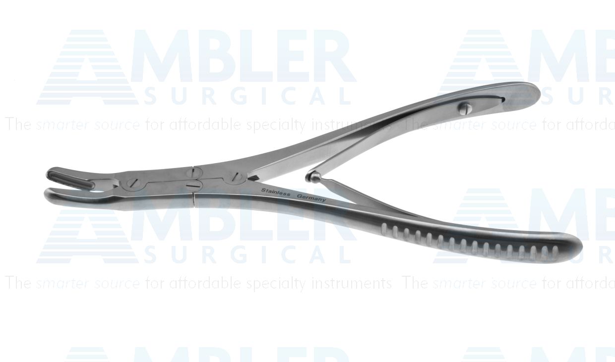 Fulton laminectomy rongeur, 7 1/2'',double-action, curved, 5.0mm bite