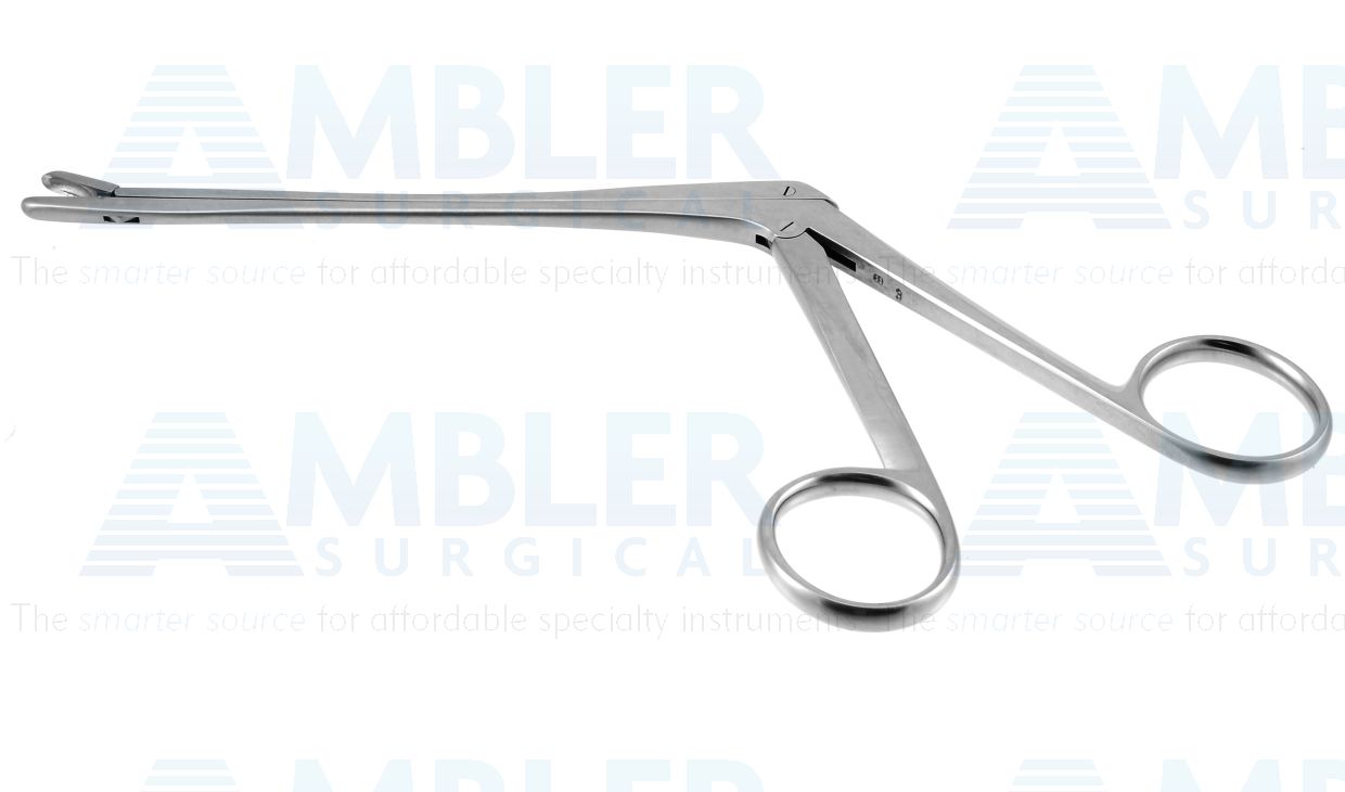 Spurling IVD rongeur, 7 1/2'',working length 125mm, straight, 4.0mm x 10.0mm cup jaws, ring handle