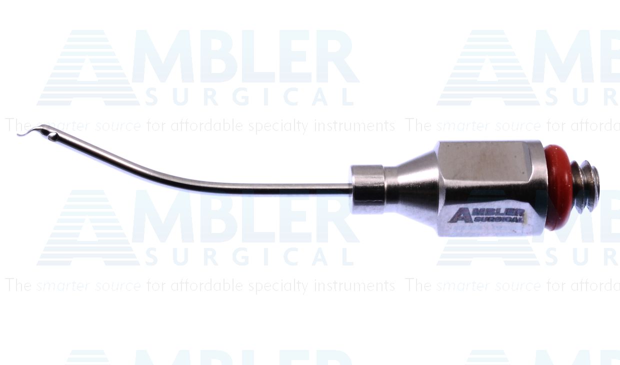 Bimanual irrigation tip, 20 gauge, Microfinger chopper cannula, for use with Ambler # 7600E