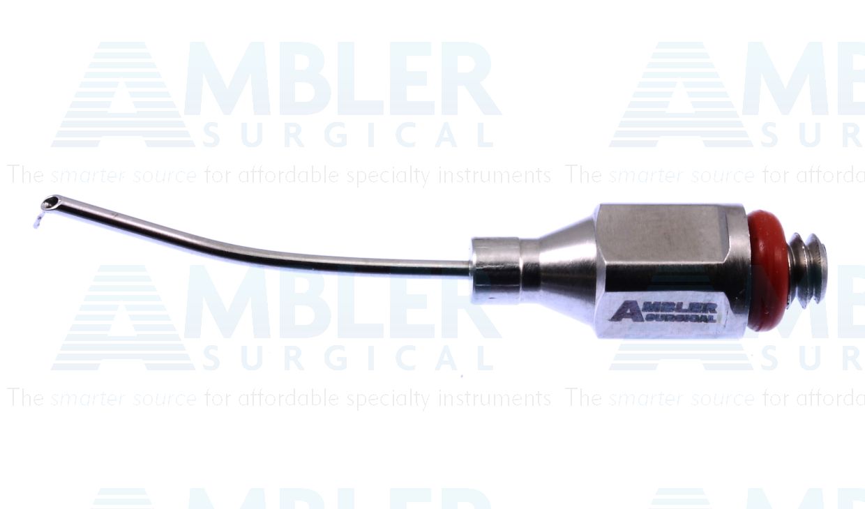 Bimanual irrigation tip, 20 gauge, Nagahara chopper cannula, open front port, for use with Ambler # 7600E