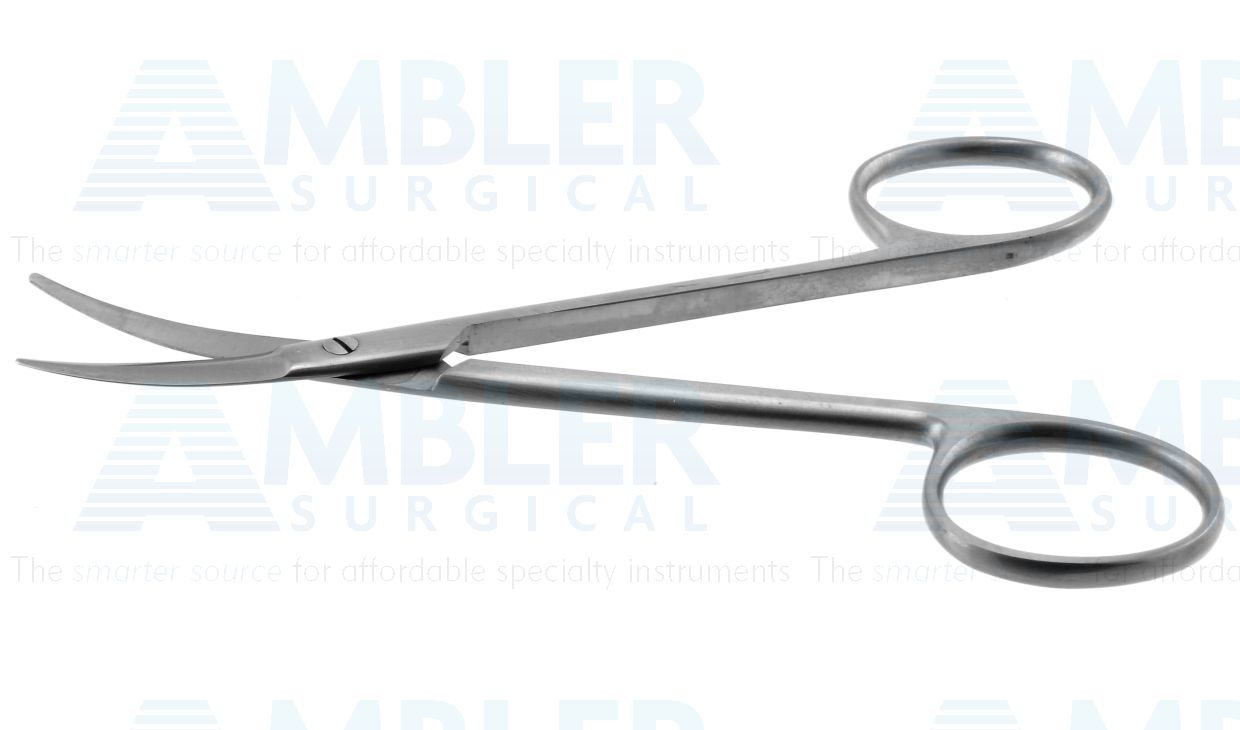 Beuse nasal scissors, 4 3/4'',slightly curved blades, blunt tips, ring handle