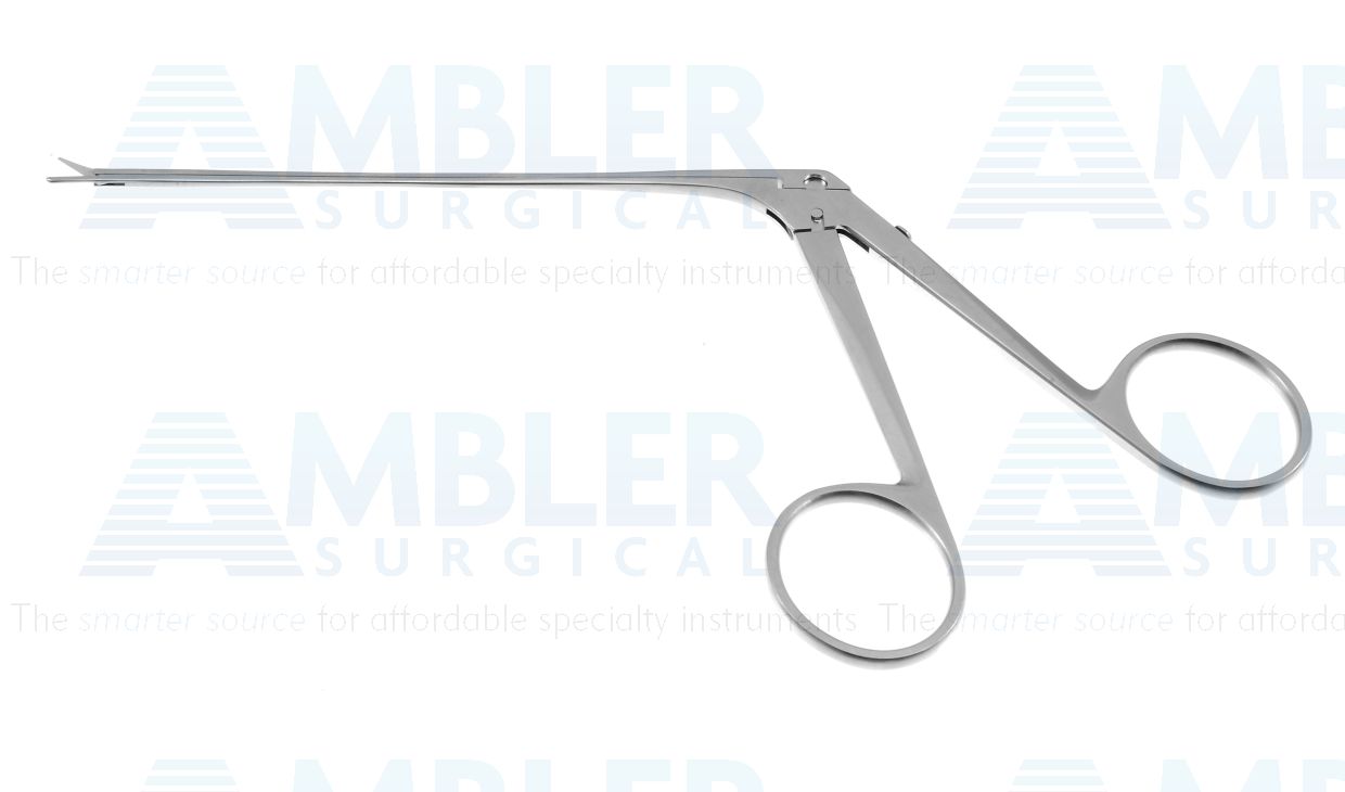 Luetje alligator scissors, 6 1/4'',working length 95.0mm, very delicate, straight 5.0mm blades, ring handle