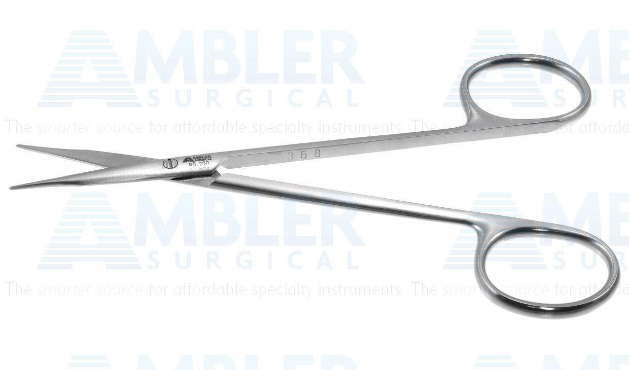 Stevens tenotomy scissors, 4 3/8'',straight, 25.0mm blades, blunt tips, ring handle