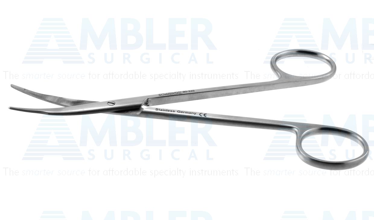 Stevens tenotomy scissors, 5 1/2'',curved blades, blunt tips, ring handle