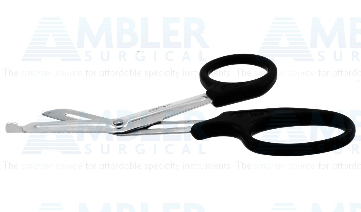 Universal bandage scissors, 7'',heavy-duty angled blades, blunt